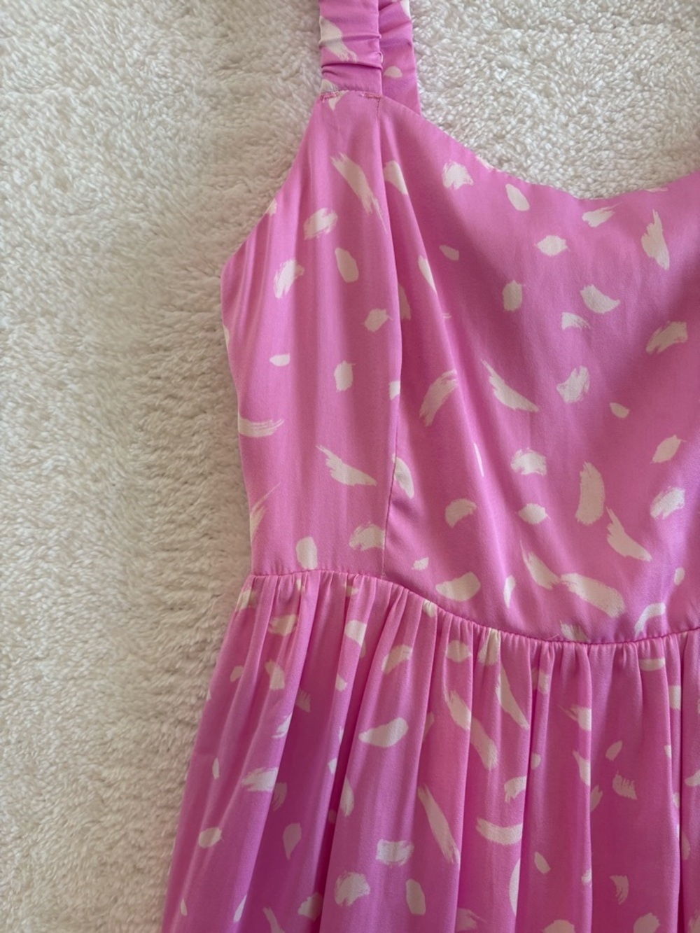 Saltwater Luxe Peony Pop Mini Dress Dahlia Pink Size Small NWT - Picture 3 of 14